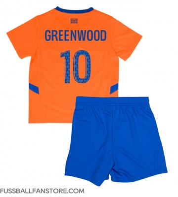 Olympique de Marseille Mason Greenwood #10 Replik 3rd trikot Kinder 2024-25 Kurzarm (+ Kurze Hosen)